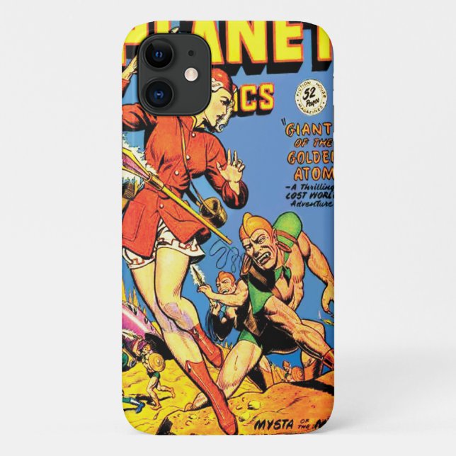 Capa Para iPhone Da Case-Mate Histórias em quadrinhos DE FICÇÃO CIENTÍFICA DOS A (Verso)