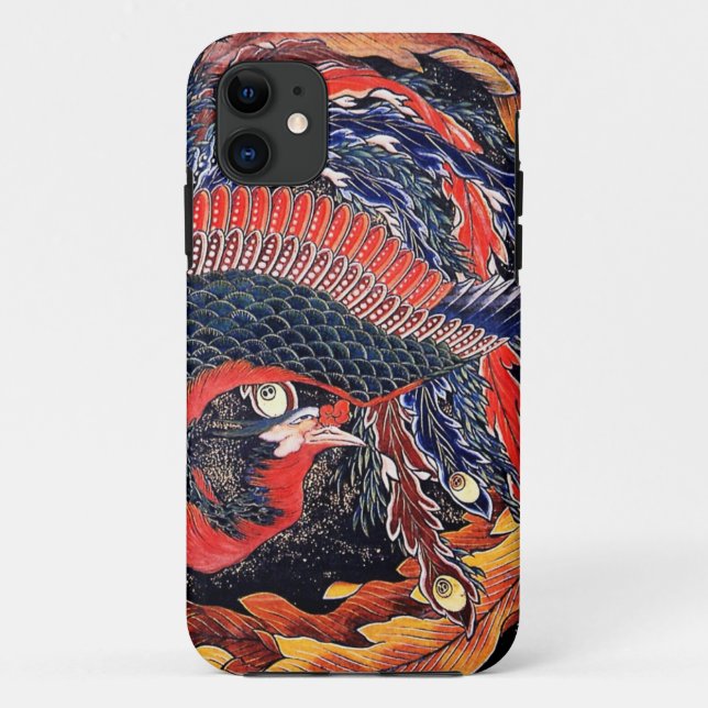 Capa Para iPhone Da Case-Mate Hokusai - phoenix (Verso)