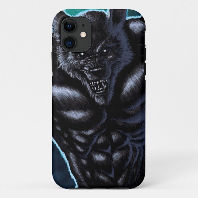 Capa Para iPhone Da Case-Mate homem-lobo (Verso)