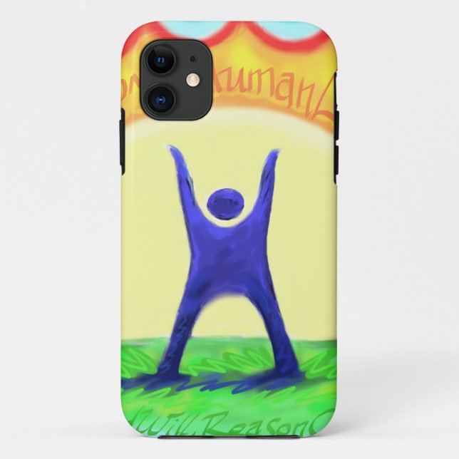 Capa Para iPhone Da Case-Mate HumanLight.jpg feliz (Verso)