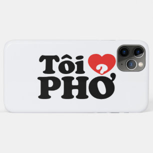 Capa Para iPhone Da Case-Mate I Heart (Love) Pho (Tôi→ PHỞ) Língua vietnam