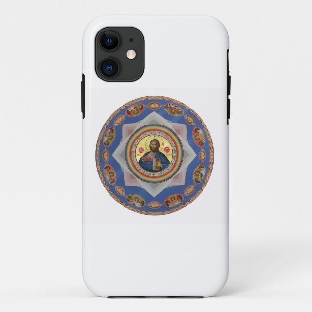 Capa Para iPhone Da Case-Mate ícone ortodoxo santo de religião deus igreja (Verso)