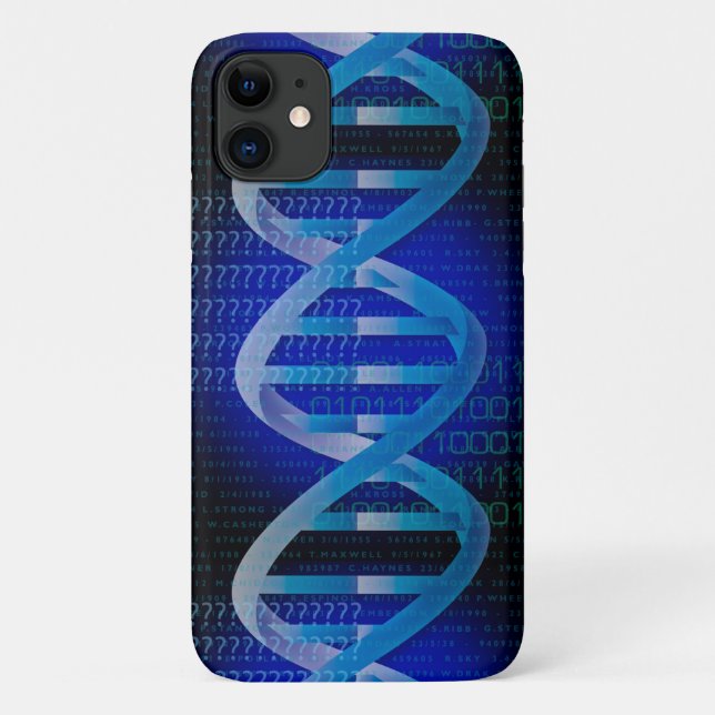 Capa Para iPhone Da Case-Mate ID de DNA Ciência Azul (Verso)