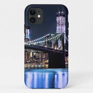 Capa Para iPhone Da Case-Mate Ideia da reflexão da ponte de Brooklyn de New Yor