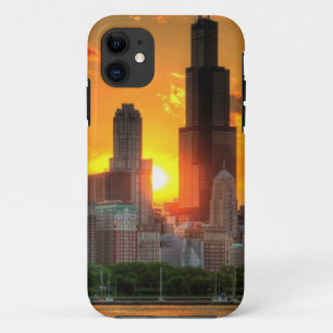 Capa Para iPhone Da Case-Mate Ideia da skyline de Chicago de Adler