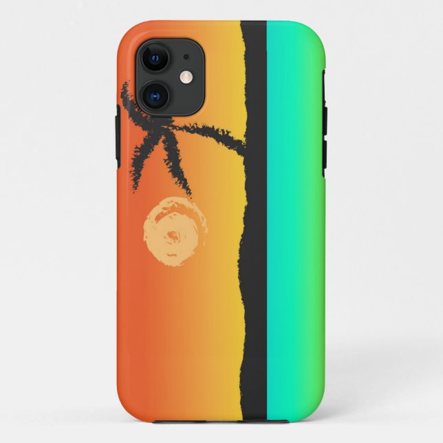 Capa Para iPhone Da Case-Mate Ilha Sunset (Verso)