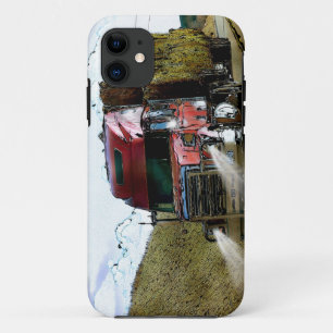 Capa Para iPhone Da Case-Mate Ilustração da Estrada de Alimentação Vermelha