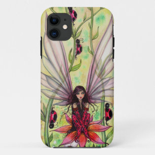 Capa Para iPhone Da Case-Mate Ilustração de Fantasia da Fada Joaninha Fofa