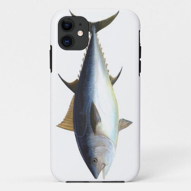 Capa Para iPhone Da Case-Mate Ilustração do atum de Bluefin (Verso)