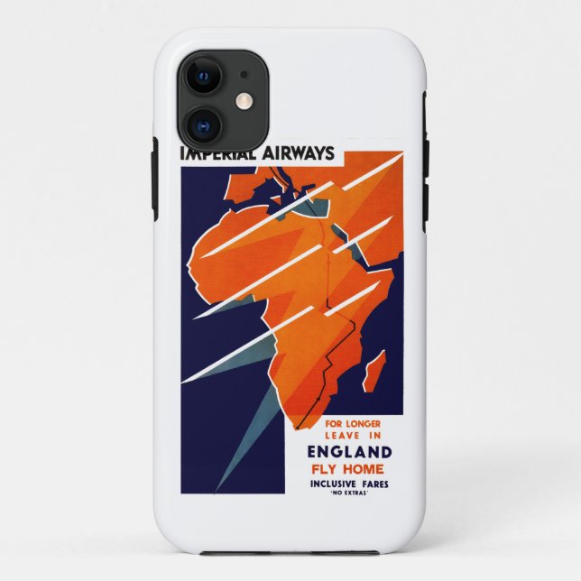 Capa Para iPhone Da Case-Mate Imperial Airways Africa (Verso)