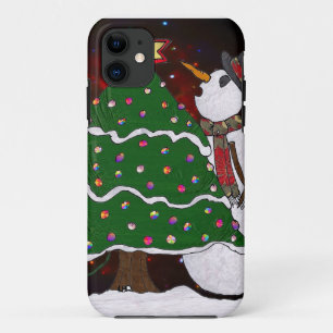 Capa Para iPhone Da Case-Mate Impressão da arte da surpresa do boneco de neve d