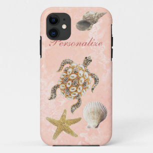 Capa Para iPhone Da Case-Mate Impressão da jóia da tartaruga de mar, estrela do