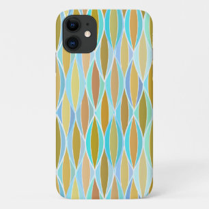 Capa Para iPhone Da Case-Mate Impressão de fita de meados do século - azuis e ne