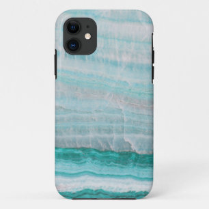 Capa Para iPhone Da Case-Mate Impressão De Onda De Pedra Granita Turquesa