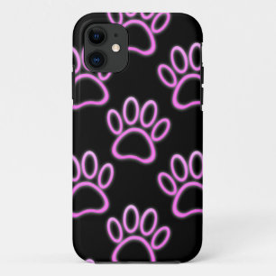 Capa Para iPhone Da Case-Mate Impressão de Paw Neon Dog Rosa
