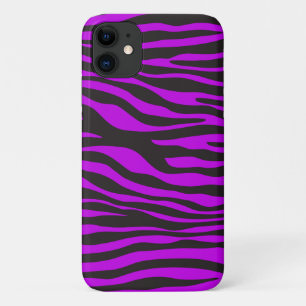 Capa Para iPhone Da Case-Mate Impressão de Zebra, Stripes de Zebra, Zebra Roxa,