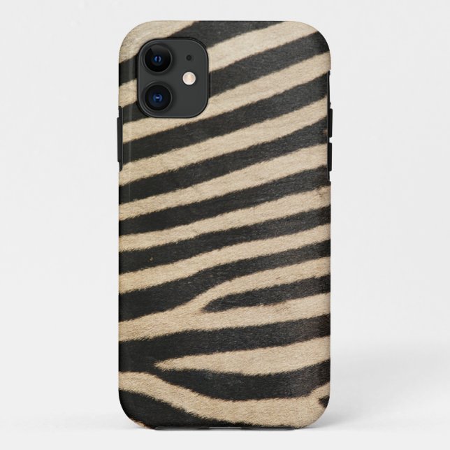 Capa Para iPhone Da Case-Mate Impressão fotográfico da zebra, textured. (Verso)