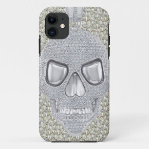 Capa Para iPhone Da Case-Mate Impressão gótico dos diamantes do crânio