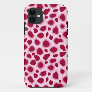 Capa Para iPhone Da Case-Mate Impressão Leopardo - Borgonha e Rosa