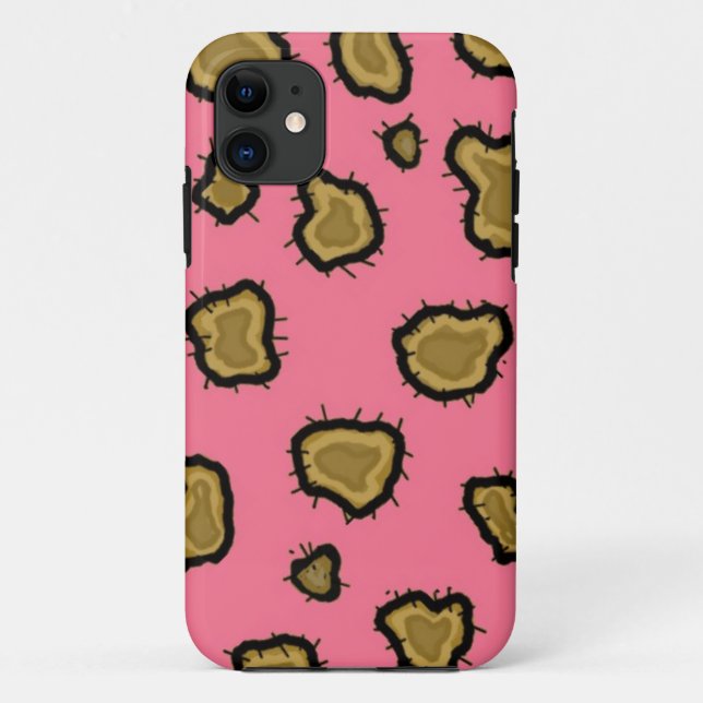 Capa Para iPhone Da Case-Mate Impressão Leopardo Rosa (Verso)