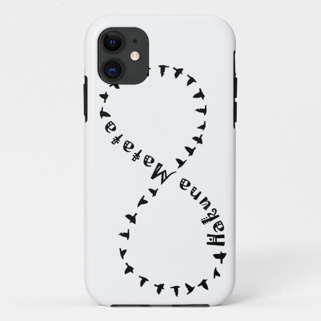 Capa Para iPhone Da Case-Mate Infinidade Hakuna Matata (Verso)
