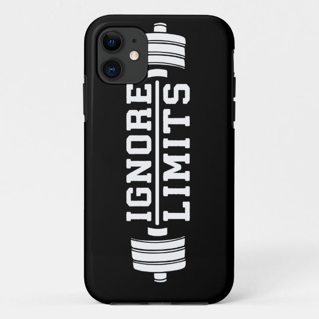 Capa Para iPhone Da Case-Mate Inspiração de Workout - Ignorar Limites - Motivaci (Verso)