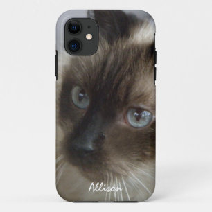 Capa Para iPhone Da Case-Mate iPhone 5: Caixa Siamese personalizada do gatinho