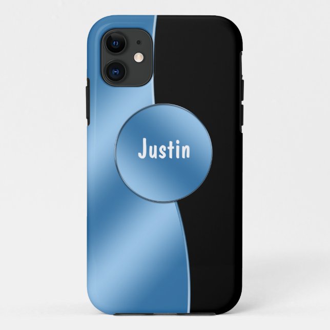 Capa Para iPhone Da Case-Mate iPhone 5 casos do monograma modernos (Verso)