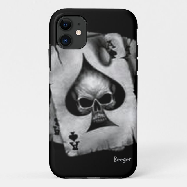 Capa Para iPhone Da Case-Mate Iphone 5 ID - Caveira de Espadas (Verso)