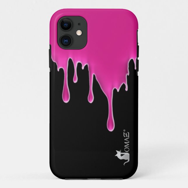 Capa Para iPhone Da Case-Mate iPhone do gotejamento do rosa quente 5 casos (Verso)
