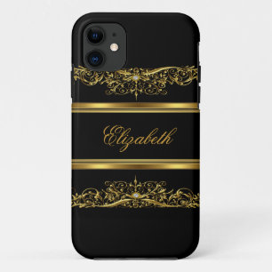 Capa Para iPhone Da Case-Mate iPhone Elegante Chique Dourado Floral