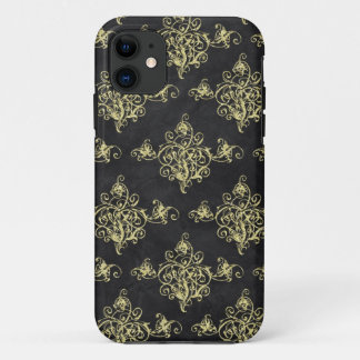 Capa Para iPhone Da Case-Mate iPhone Florístico Asiático Preto e Dourado