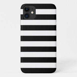 Capa Para iPhone Da Case-Mate iPhone, Plus ou Pro Case - Stripes preto e branco