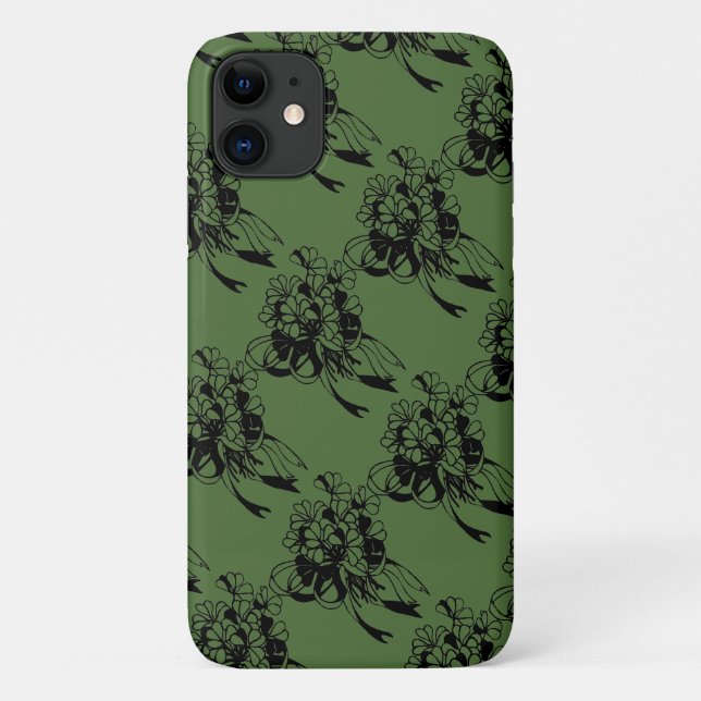 Capa Para iPhone Da Case-Mate Irish Shamrock Green (Verso)