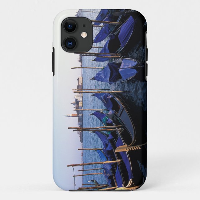Capa Para iPhone Da Case-Mate Itália, Veneto, Veneza, Fila de Gondolas e San (Verso)