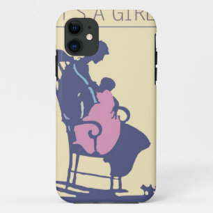 Capa Para iPhone Da Case-Mate <It's a Girl> pelo mineiro de Steve