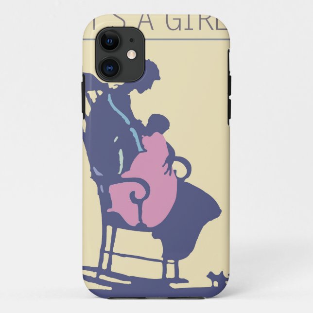 Capa Para iPhone Da Case-Mate <It's a Girl> pelo mineiro de Steve (Verso)