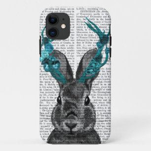 Capa Para iPhone Da Case-Mate Jackalope com os Turquoise Antlers