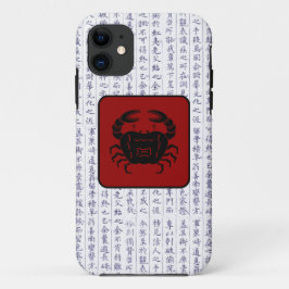 Capa Para iPhone Da Case-Mate Japonês Clan Kamon Kanji Script Crabs