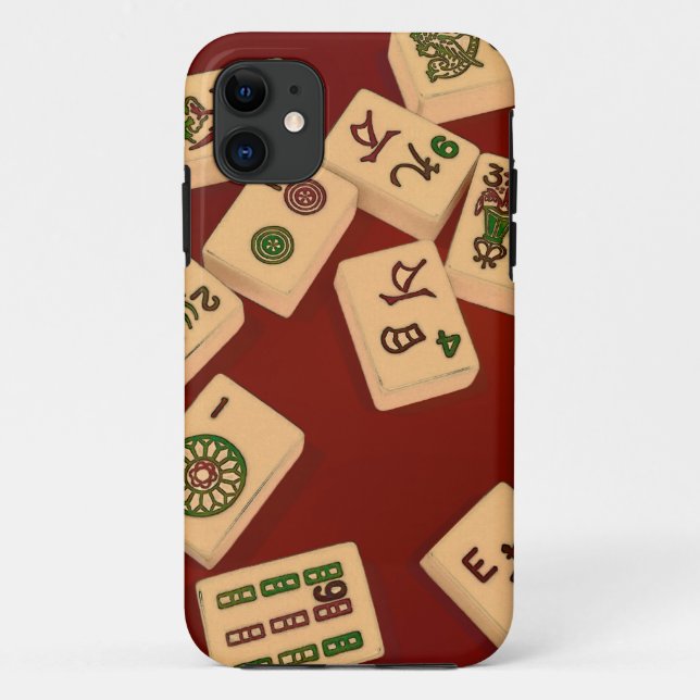 Capa Para iPhone Da Case-Mate Jogo do Mah Jongg (Verso)