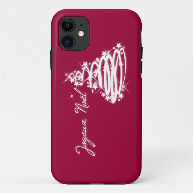 Capa Para iPhone Da Case-Mate Joyeux Noël com Árvore de Natal (Verso)