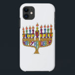 Capa Para iPhone Da Case-Mate Judaica Happy Hanukkah Dreidel Menorah<br><div class="desc">Você está vendo The Lee Hiller Designs Collection of Home and Office Decor,  Roupa,  Gifts and Coleções. As Designs incluem Lee Hiller Photoographic e Mixed Media Digital Art Collection. Você pode ver sua fotografia da Nature em http://HikeOurPlanet.com/ e seguir seu blog de caminhada no Hot Primavera National Park.</div>