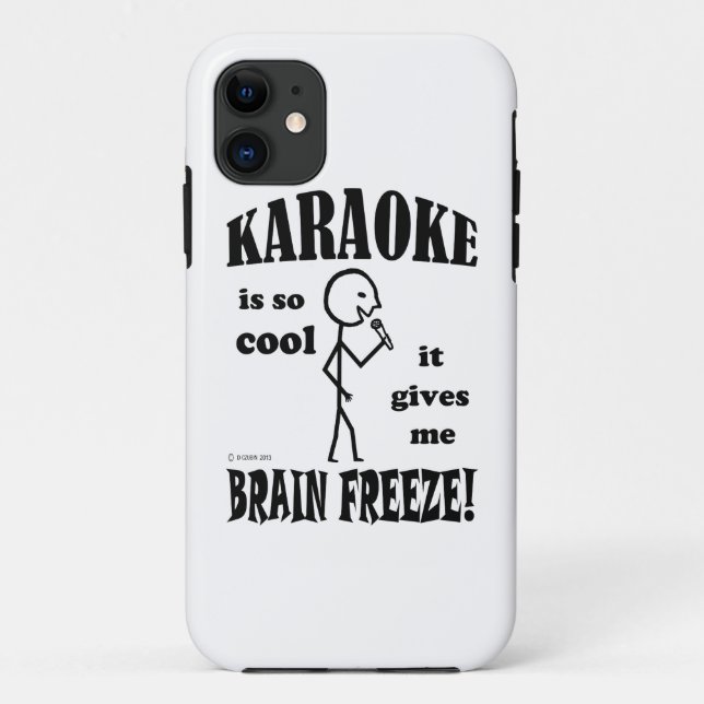 Capa Para iPhone Da Case-Mate Karaoke, Brain Freeze (Verso)