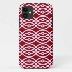 Capa Para iPhone Da Case-Mate Kimono impressão, burgundy e rosa