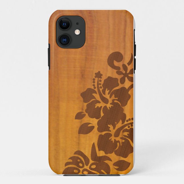 Capa Para iPhone Da Case-Mate Koa Hibiscus Hawaii Island Impressão (Verso)