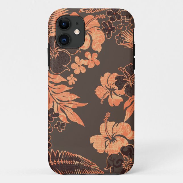 Capa Para iPhone Da Case-Mate Kona cronometra o iPhone do hibiscus 5 casos (Verso)