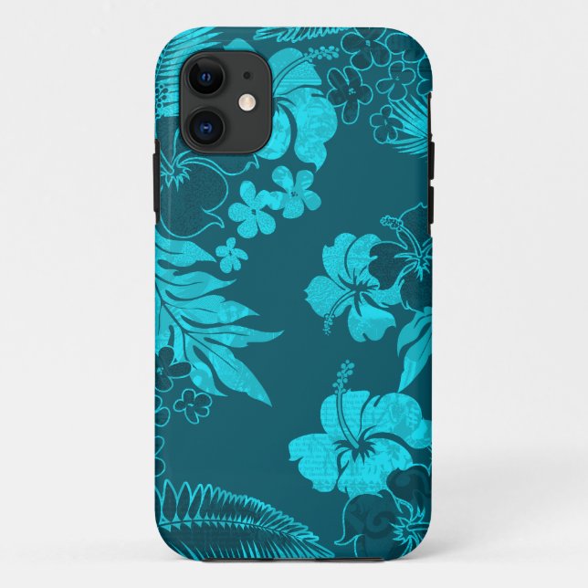 Capa Para iPhone Da Case-Mate Kona cronometra o iPhone do hibiscus 5 casos (Verso)