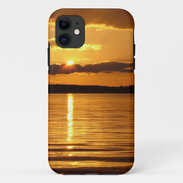 Capa Para iPhone Da Case-Mate Konnevesi Sunset iPhone 5 Case-Mate (Verso)