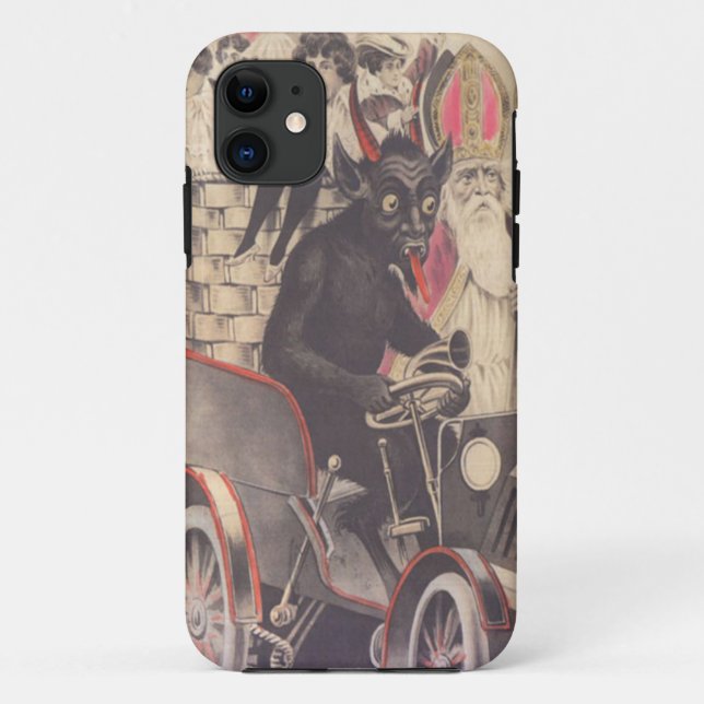 Capa Para iPhone Da Case-Mate Krampus & Padre Seqüestrando Crianças (Verso)