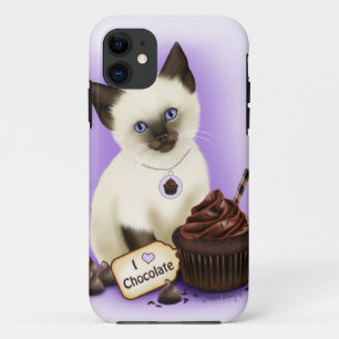 Capa Para iPhone Da Case-Mate La Magda de Caso siamés del iPhone 5 del chocolat